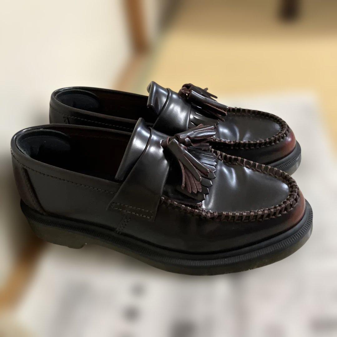 ドクターマーチン エイドリアン ローファー チェリーレッド UK5