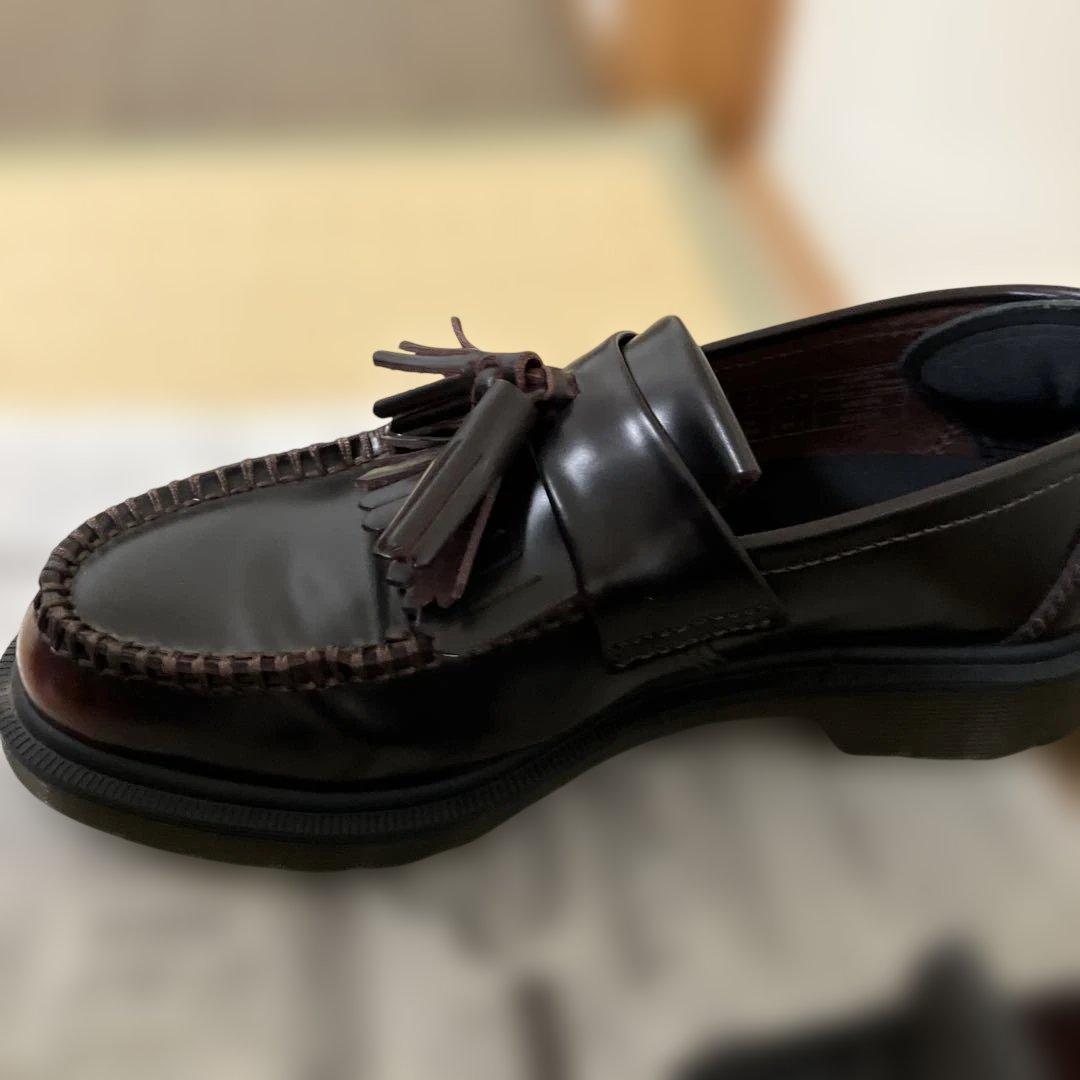 ドクターマーチン エイドリアン ローファー チェリーレッド UK5