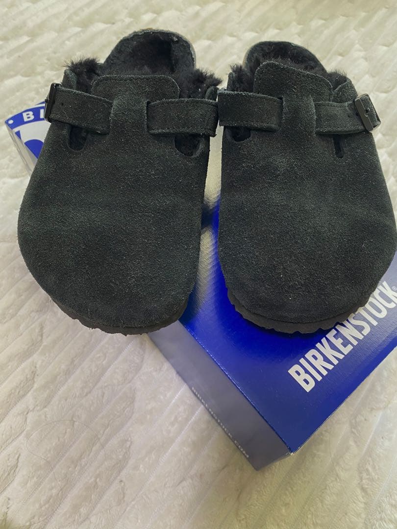 ビルケンシュトック ボストンシェアリング　スエードブラック　36 23cm