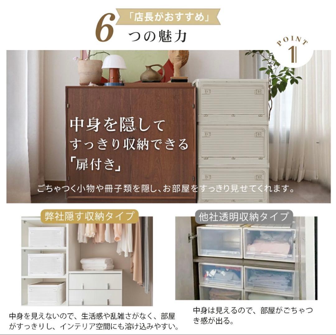 収納ボックス 折りたたみ コンテナボックス 収納ケース キャスター付 白 5個