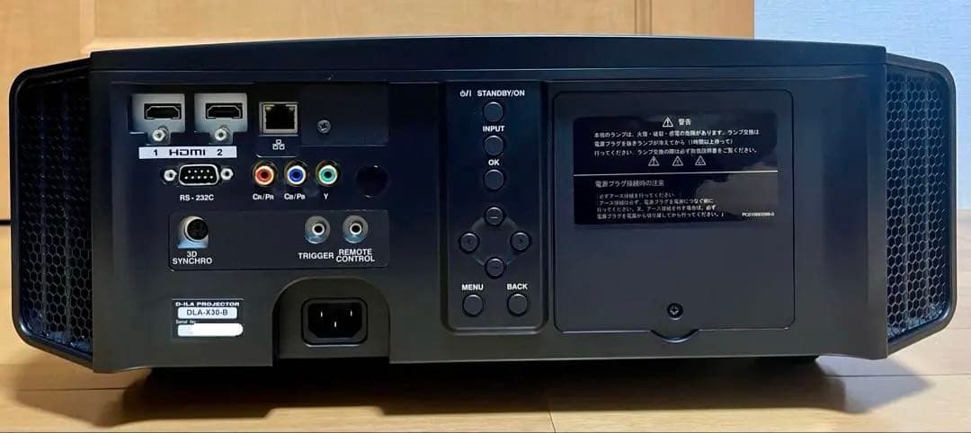 JVC DLA‐X30-B 3D対応D-ILAプロジェクター ランプ使用時間少