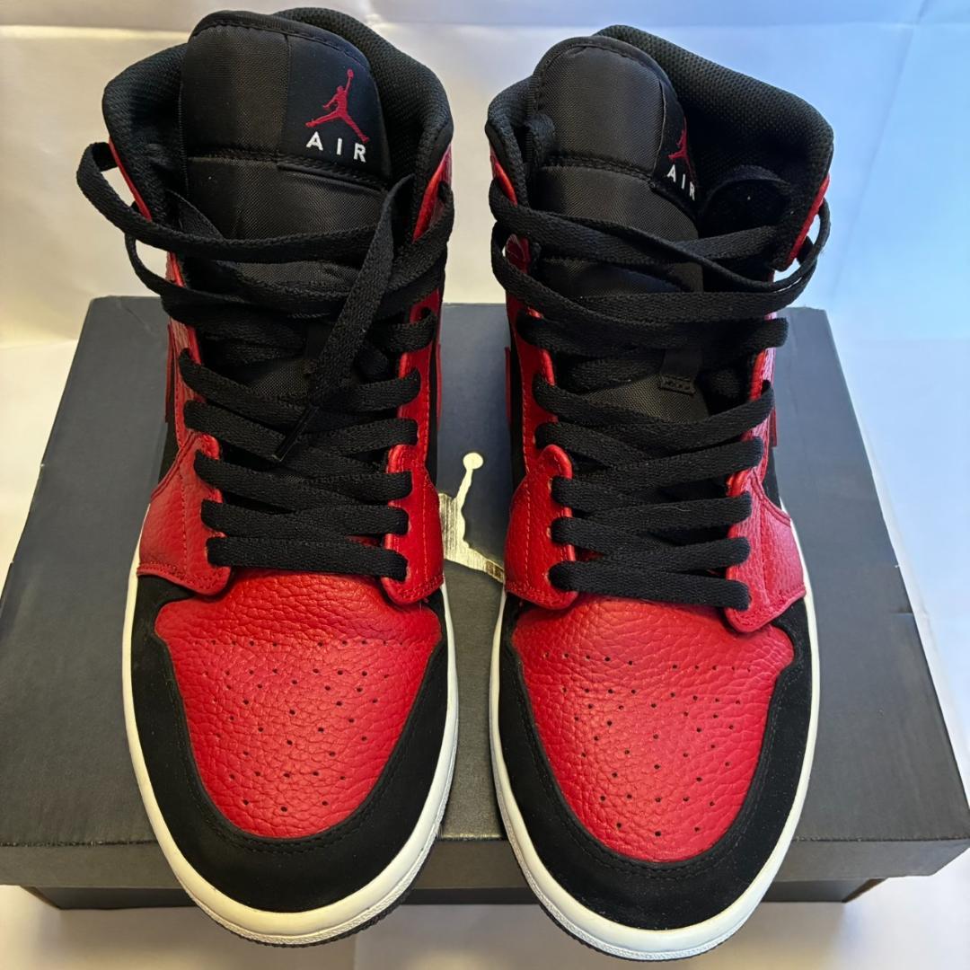 シューズ(男性用) NIKE Air Jordan 1 Mid Reverse Bred 27cm