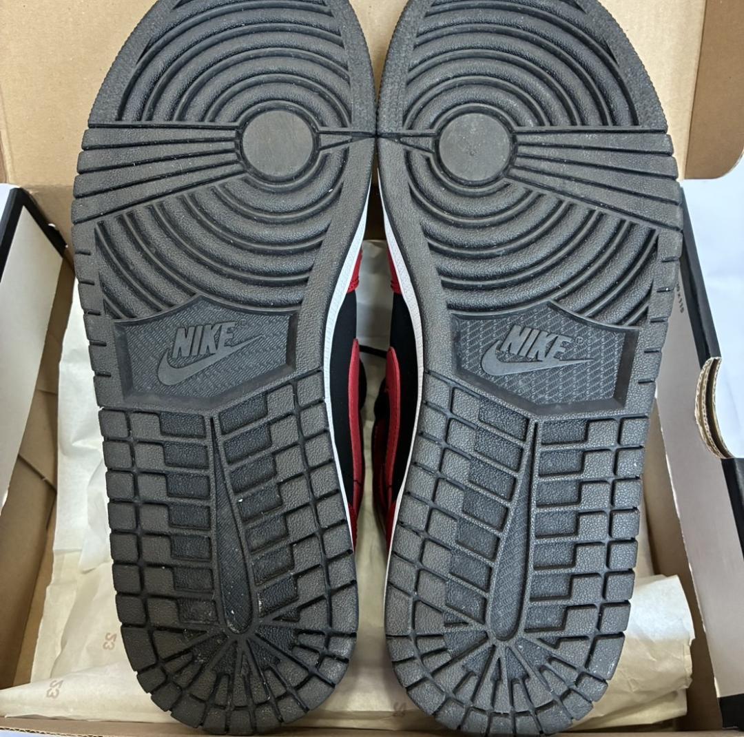 シューズ(男性用) NIKE Air Jordan 1 Mid Reverse Bred 27cm