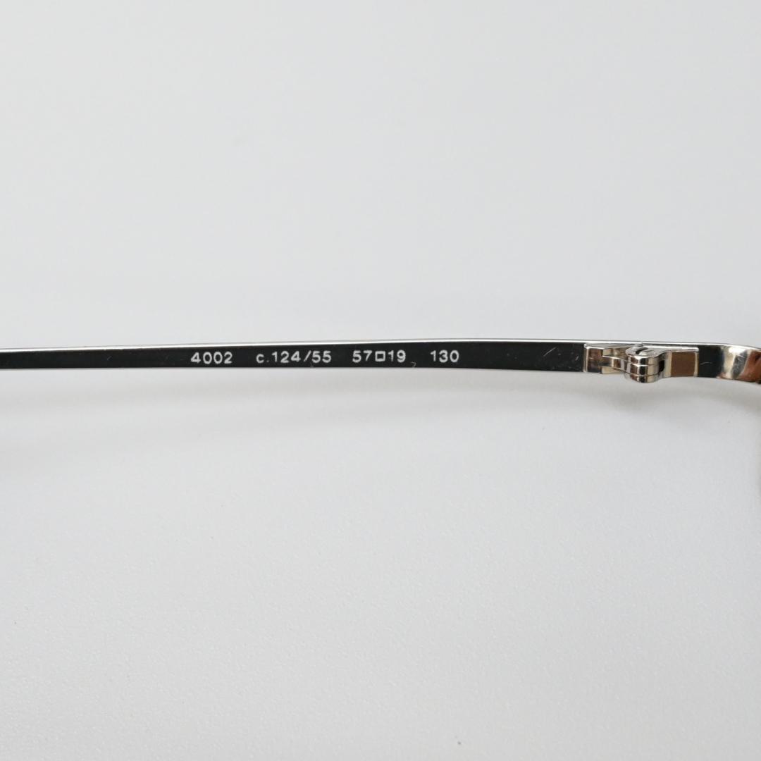 ■ 46548★年 シャネル サングラス ココマーク シルバー×ブルー