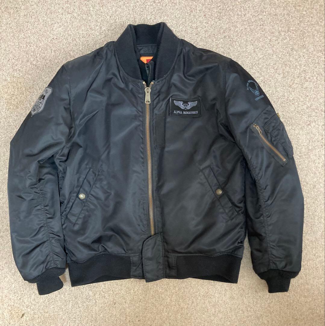 ALPHA INDUSTRIES MA-1 バイク用ウインタージャケット