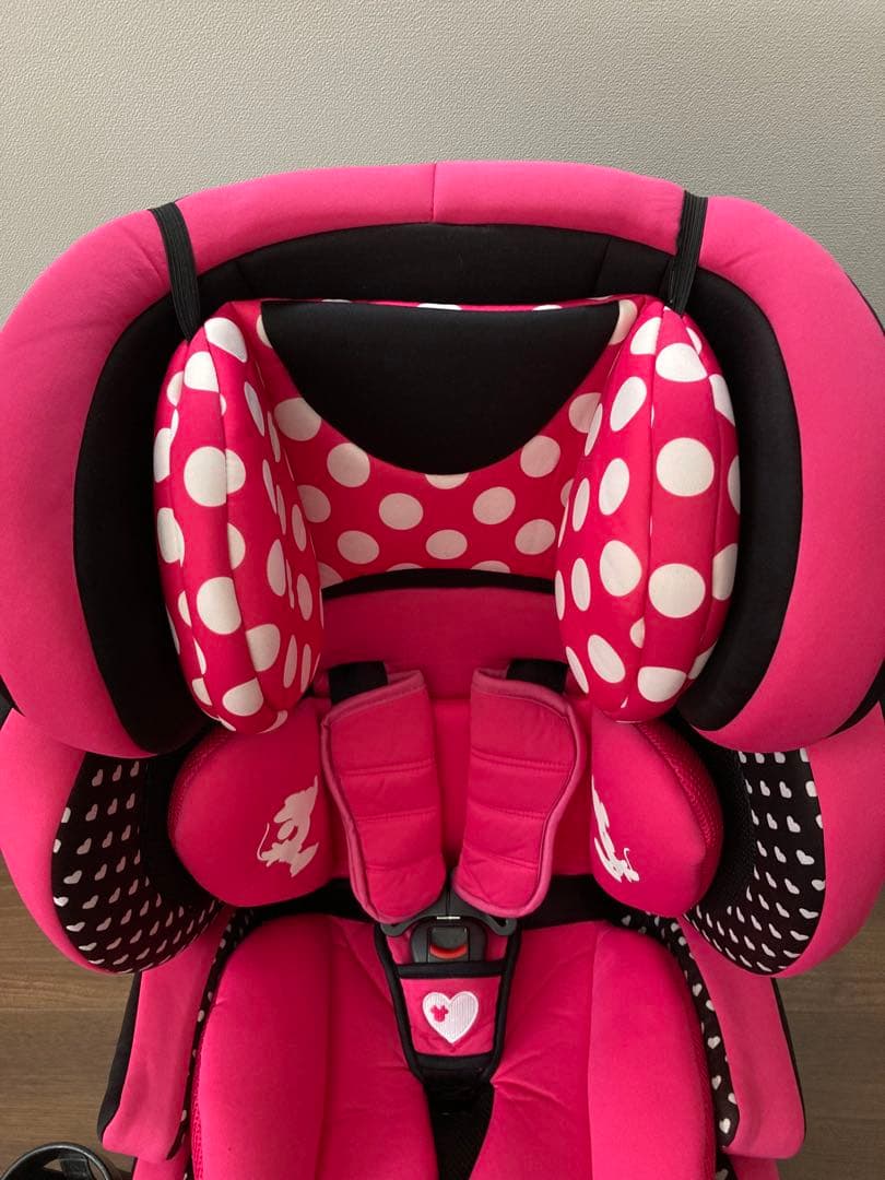 【西松屋限定】ミニーマウス チャイルドシート ピンク 限定モデル 廃盤