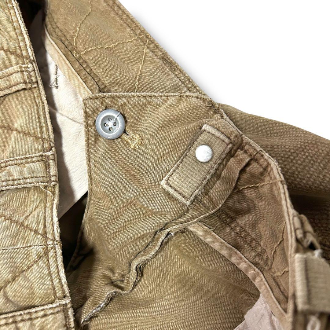 ラルフローレン パラシュート カーゴ パンツ ミリタリー ブラウン サイズ7