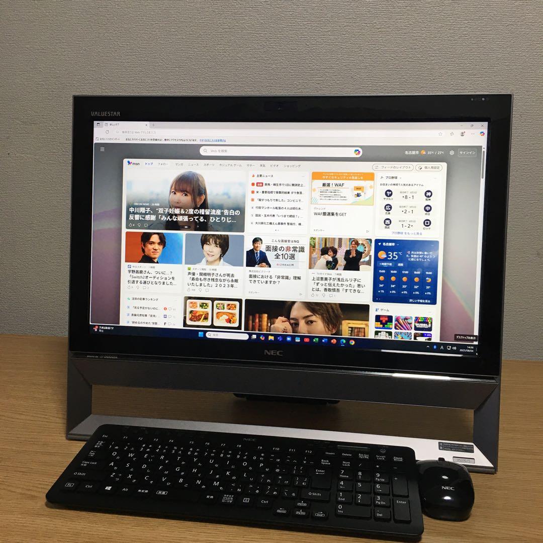 NEC VALUESTAR 地デジ 一体型 デスクトップ Win11 21.5'
