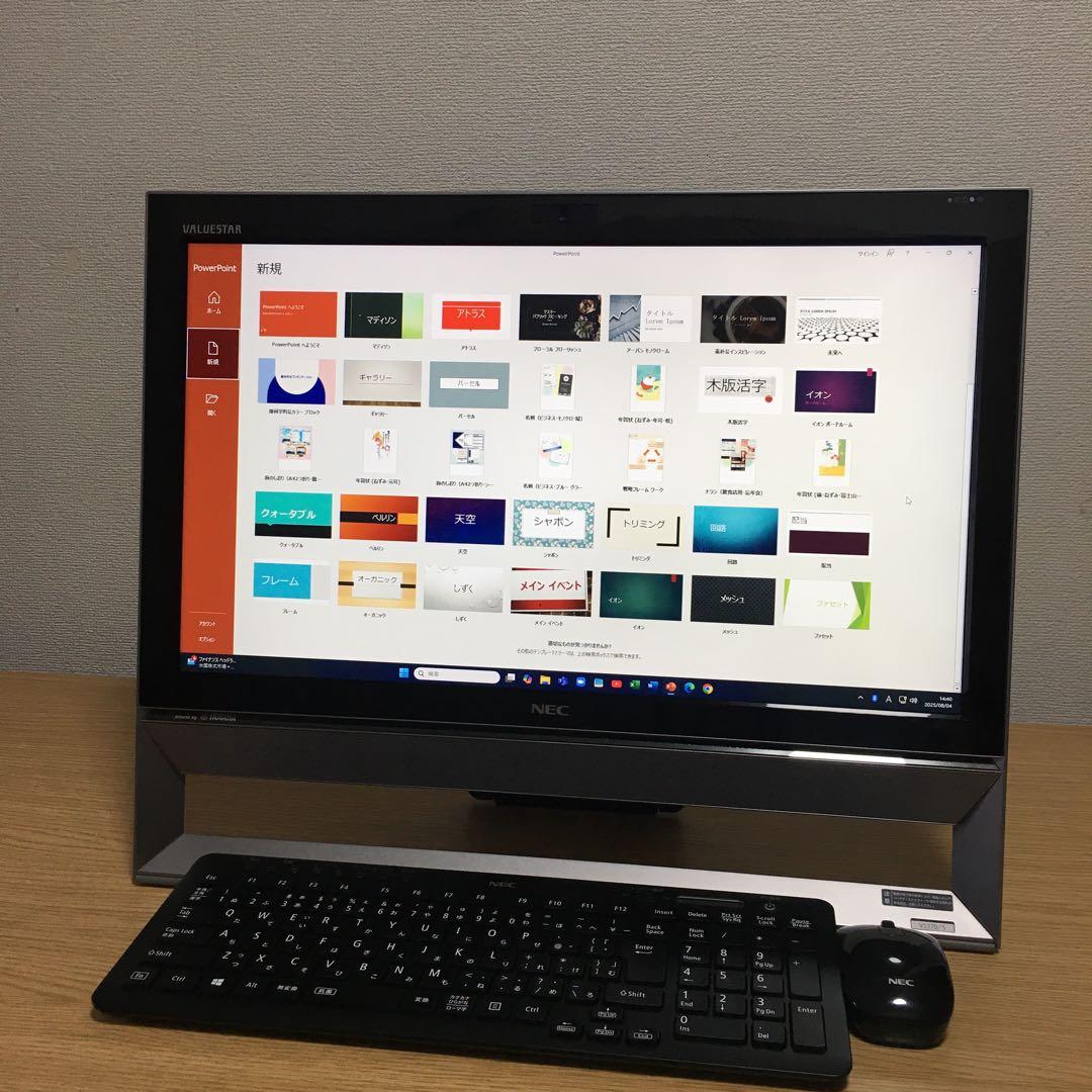 NEC VALUESTAR 地デジ 一体型 デスクトップ Win11 21.5'