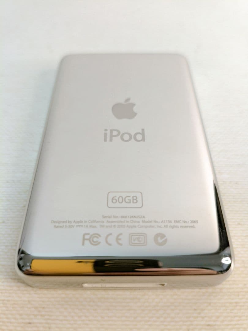iPod classic 60GB 動作確認済み
