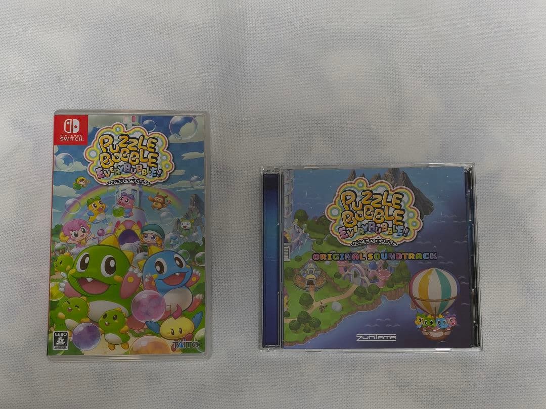 パズルボブル エブリバブル 限定版 オリジナルサウンドトラック ステッカー付き