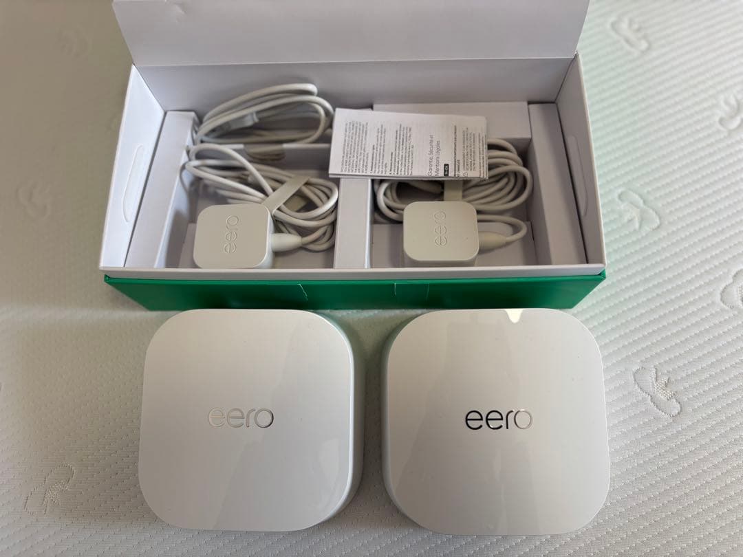 【新品・動作確認済み】 eero 7 Wi-Fi 7 ルーター 2台セット