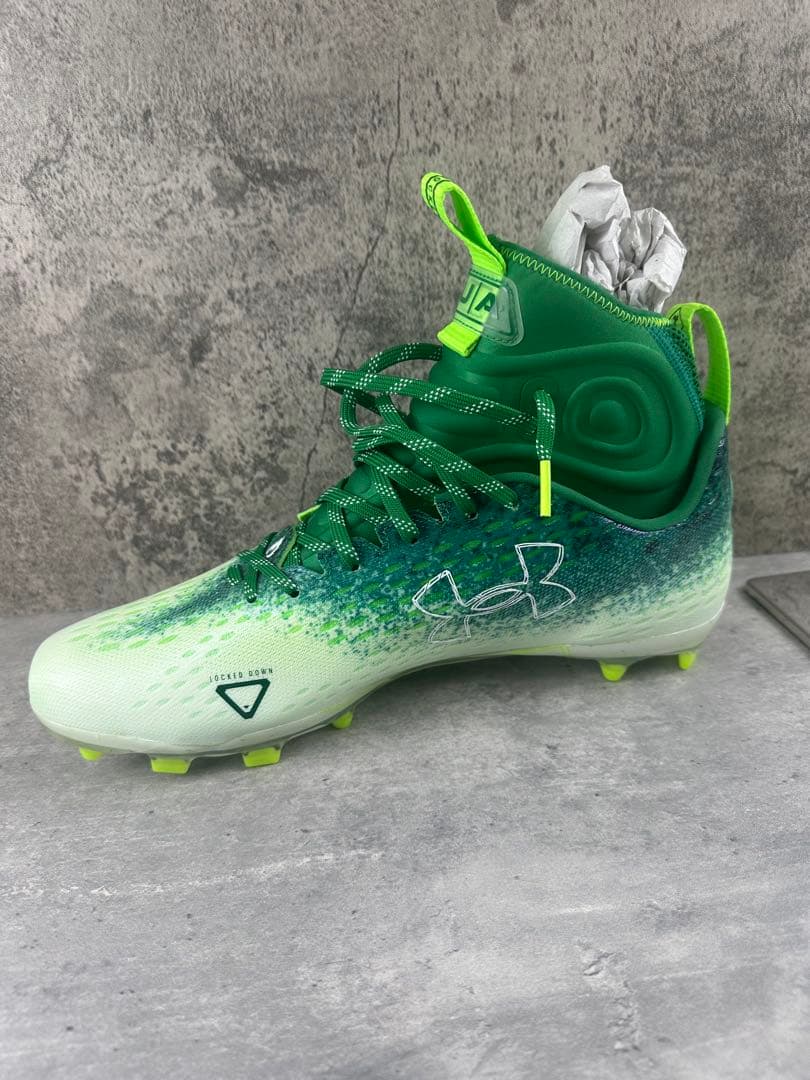 【未使用】UA Spotlight Green アンダーアーマー スパイク 30