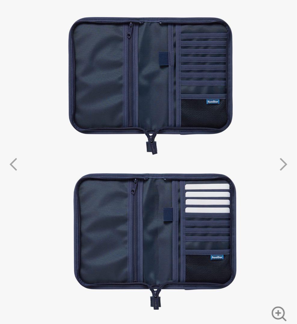 【新品タグ付き】familiar 母子手帳ケース001 ネイビー