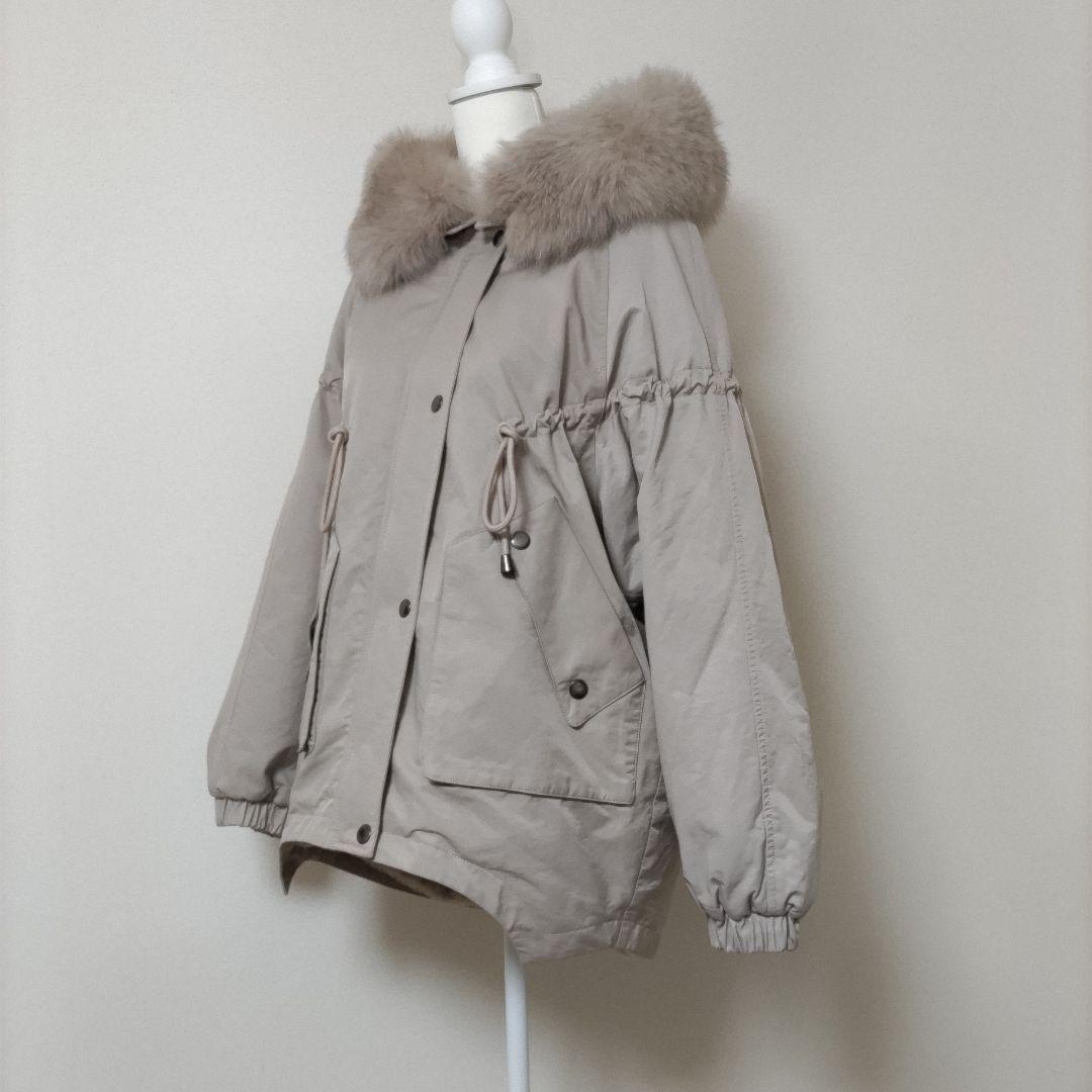 FENNEL フェンネル フォックスファードロストオーバーブルゾン モッズコート