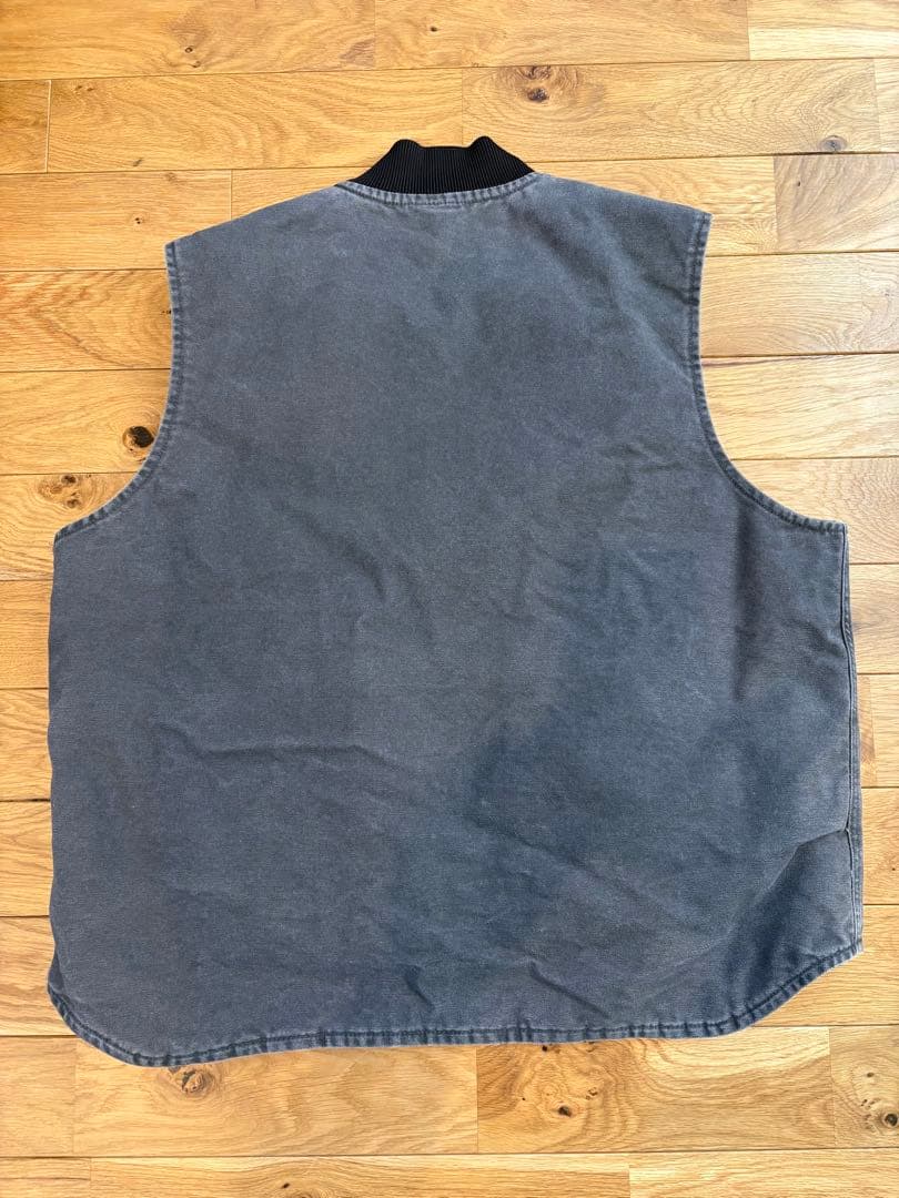 Carhartt グレー ベスト XL グッドフェード