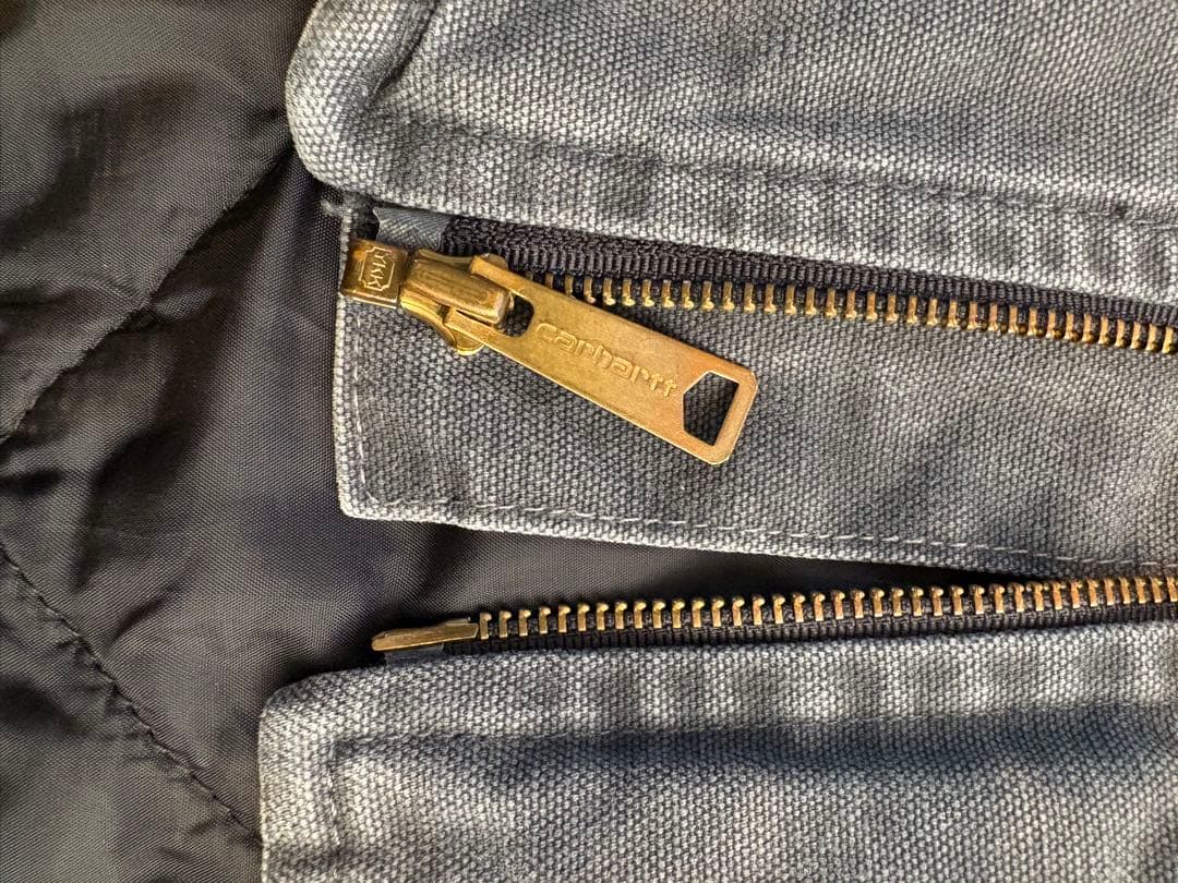 Carhartt グレー ベスト XL グッドフェード