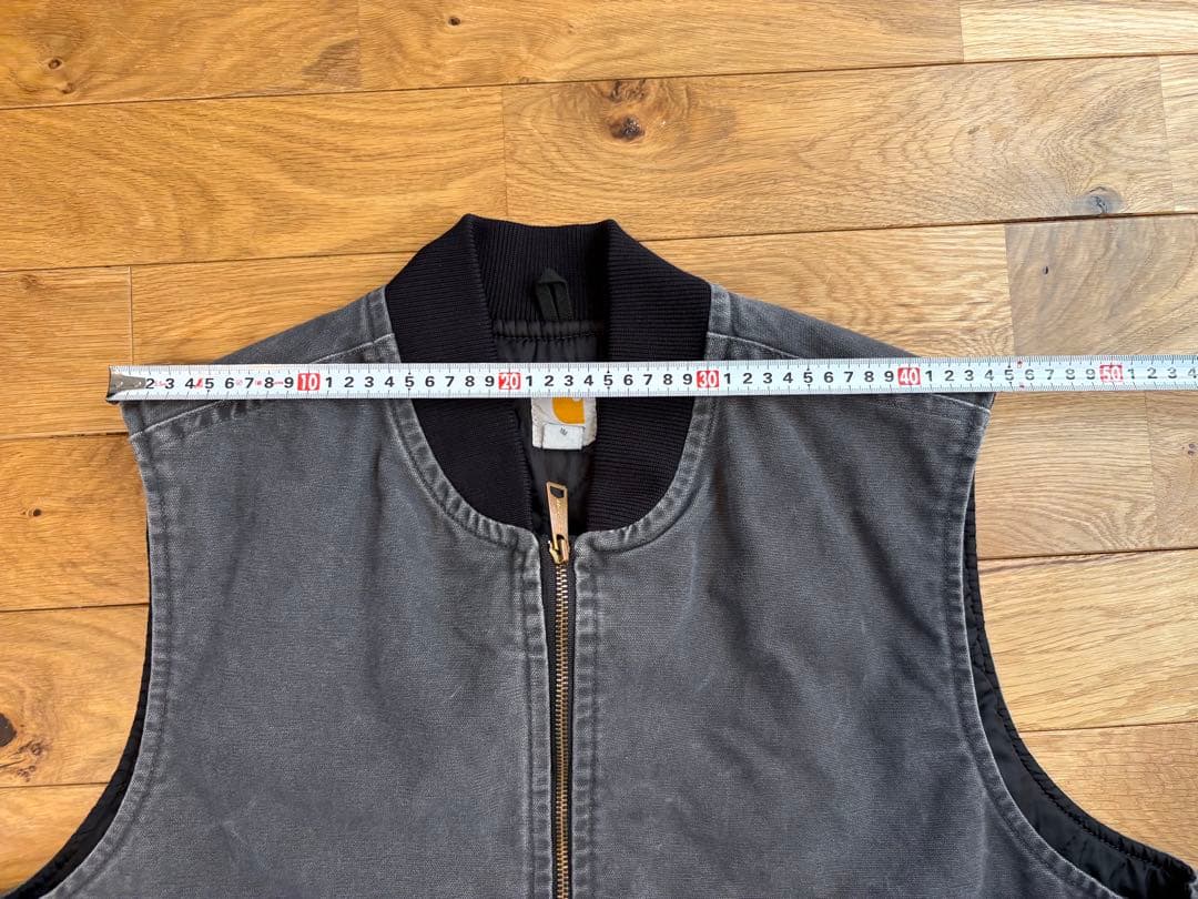 Carhartt グレー ベスト XL グッドフェード