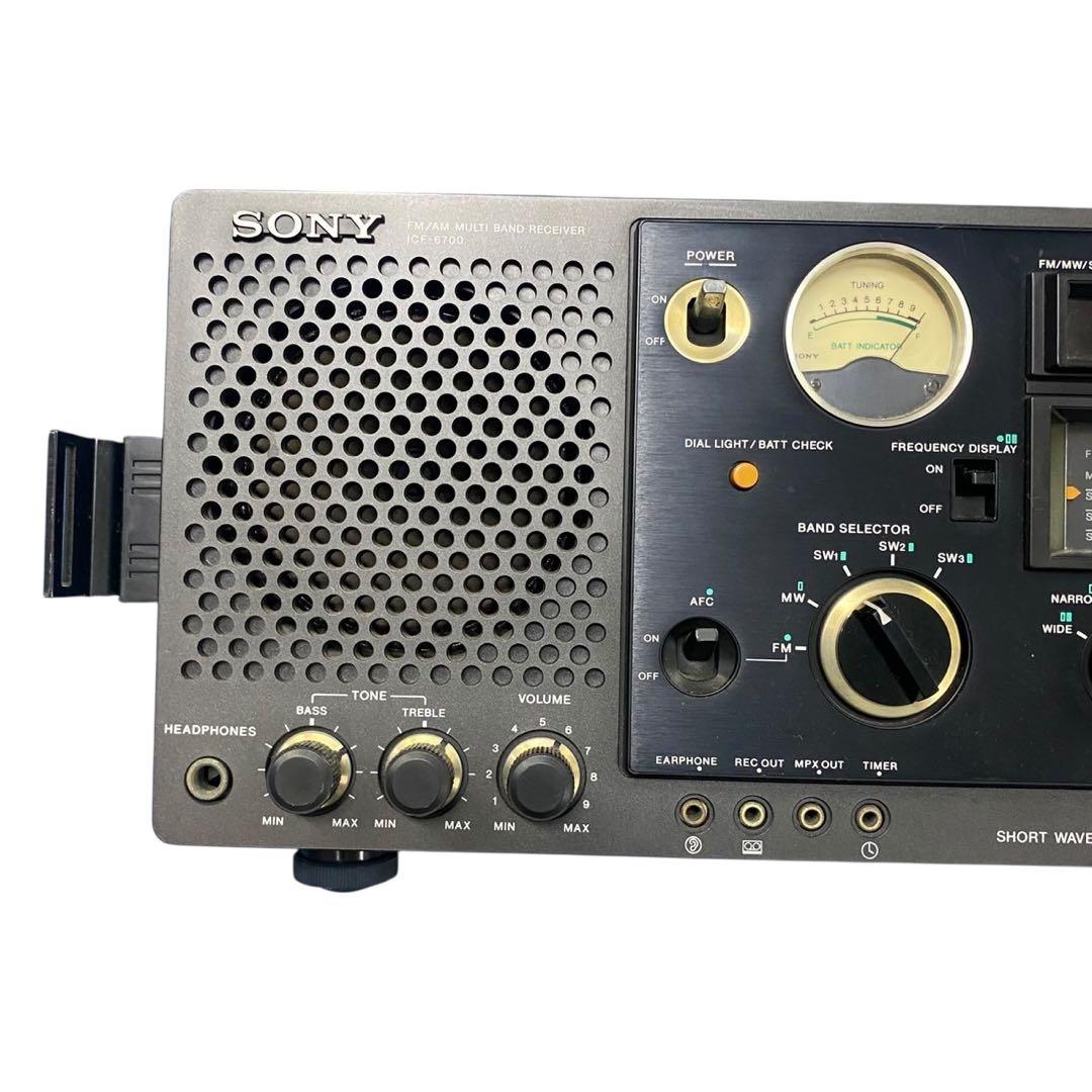SONY AM/FMラジオ ICF-6700 動作品