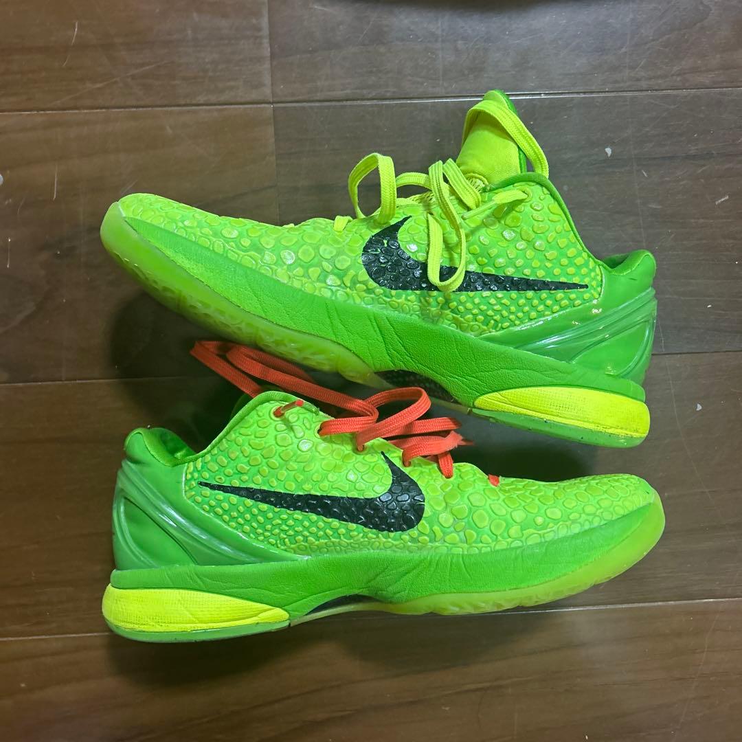 シューズ(男性用) nike kobe 6 protro Grinch 27cm