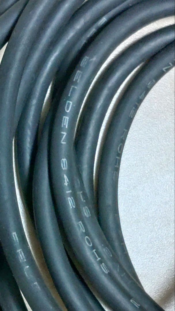 BELDEN8412 ベルデン8412 シールドケーブル　音楽用　RCA端子