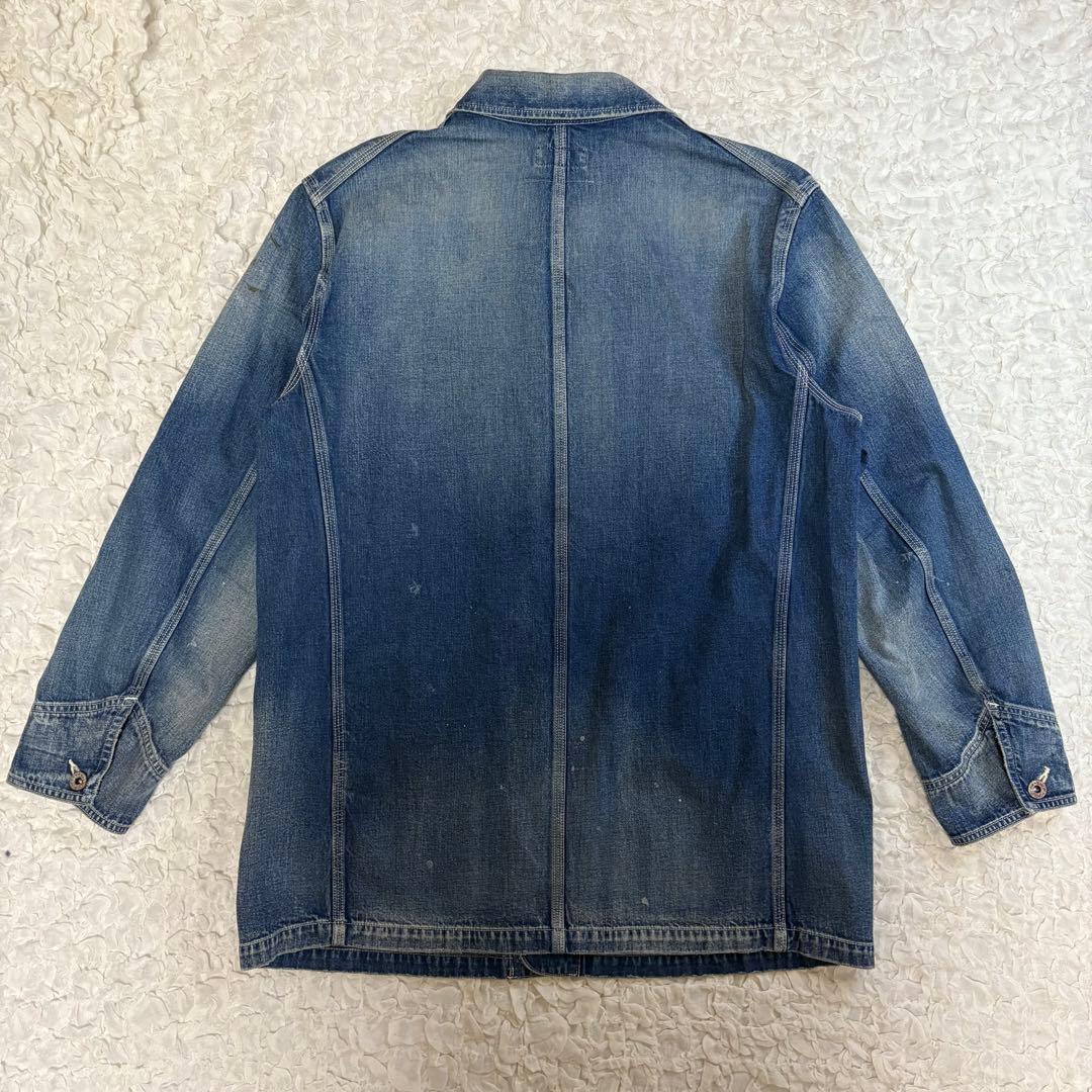 美品Ron Herman ヴィンテージ加工 デニムカバーオール XL