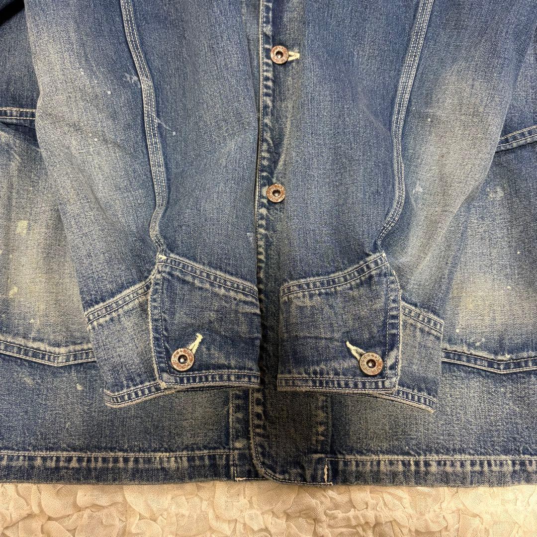 美品Ron Herman ヴィンテージ加工 デニムカバーオール XL