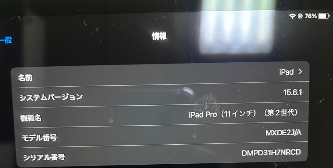 iPad Pro (11インチ) 第2世代 512GB