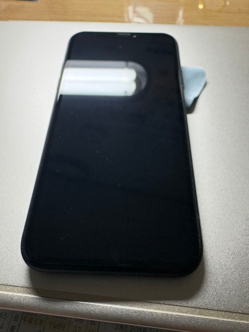 美品❗️iPhoneXR Black 64GB ケース付 バッテリー90%