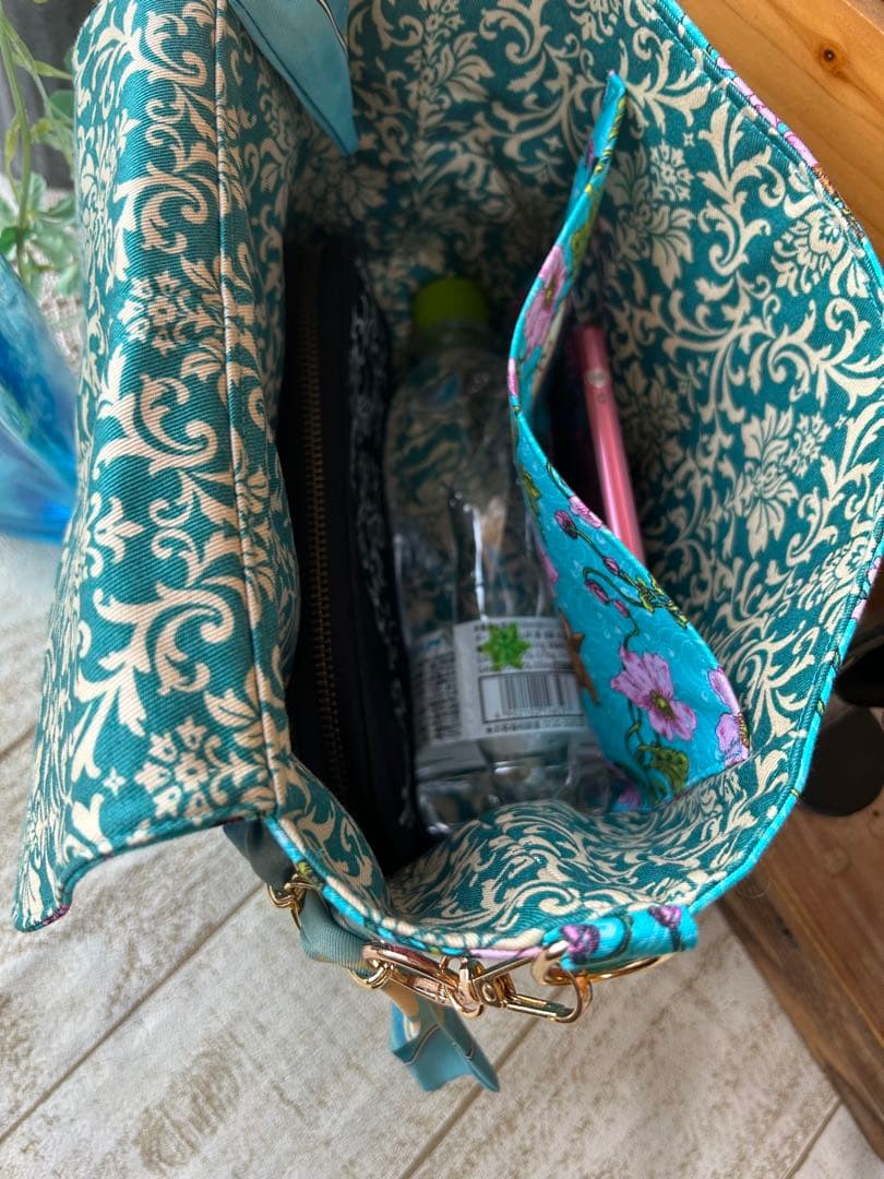 バロン♡花うさぎハリネズミ♡丸底　2wayショルダーバッグ