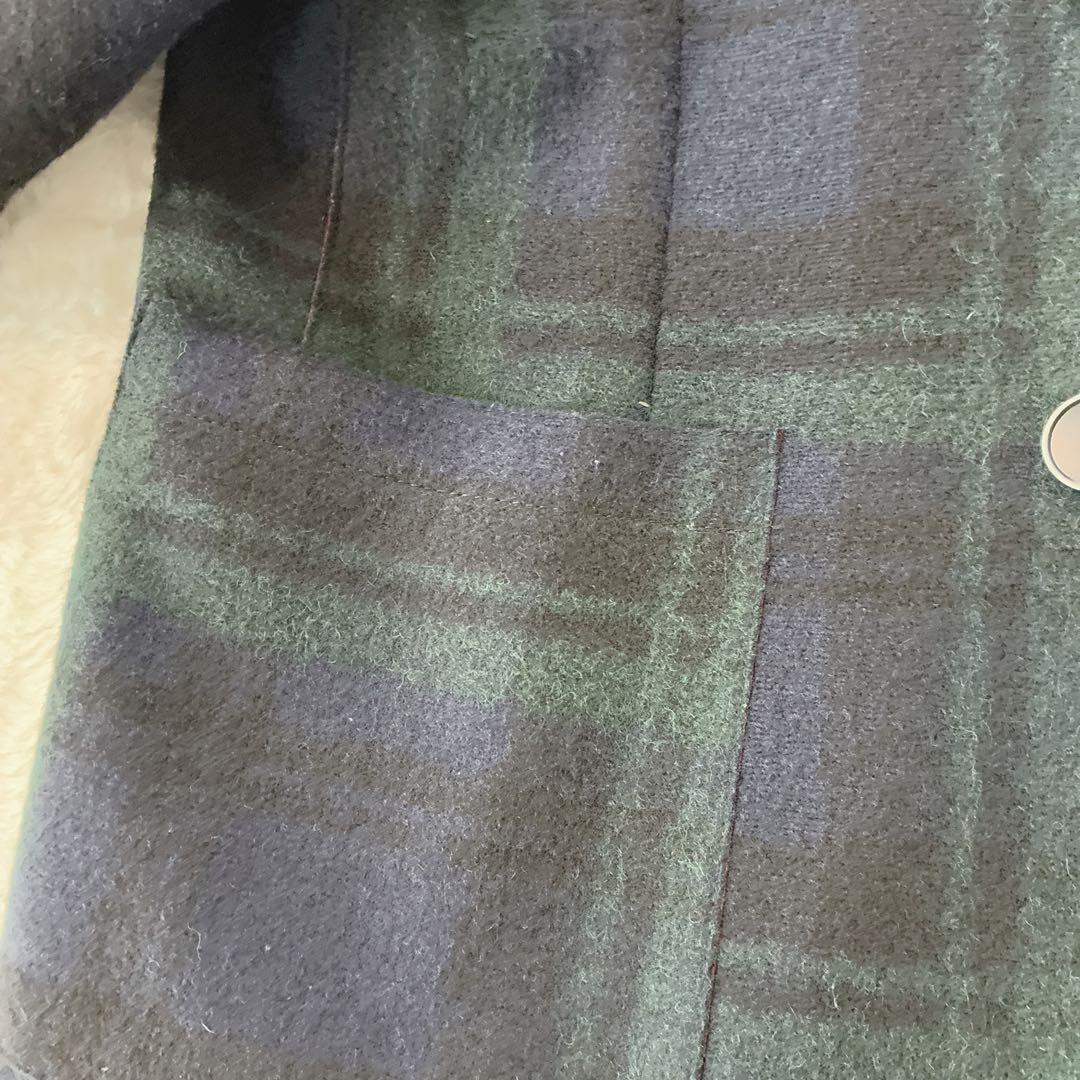 極美品】アティピコ イタリア製 テーラードジャケット 48 L ブラックウォッチ