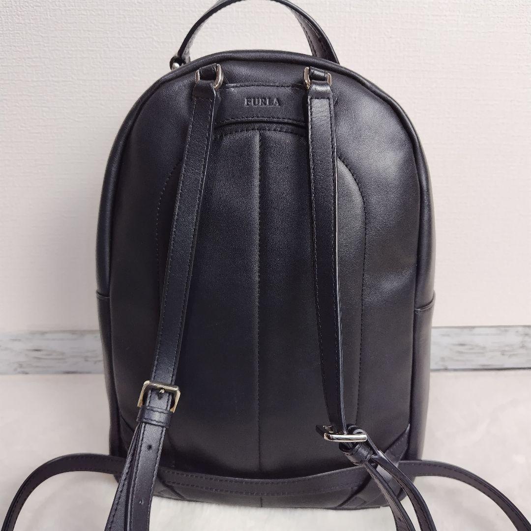 ✨美品✨FURLAファヴォラ　リュック　バックパック　レザー　メンズ　男女兼用