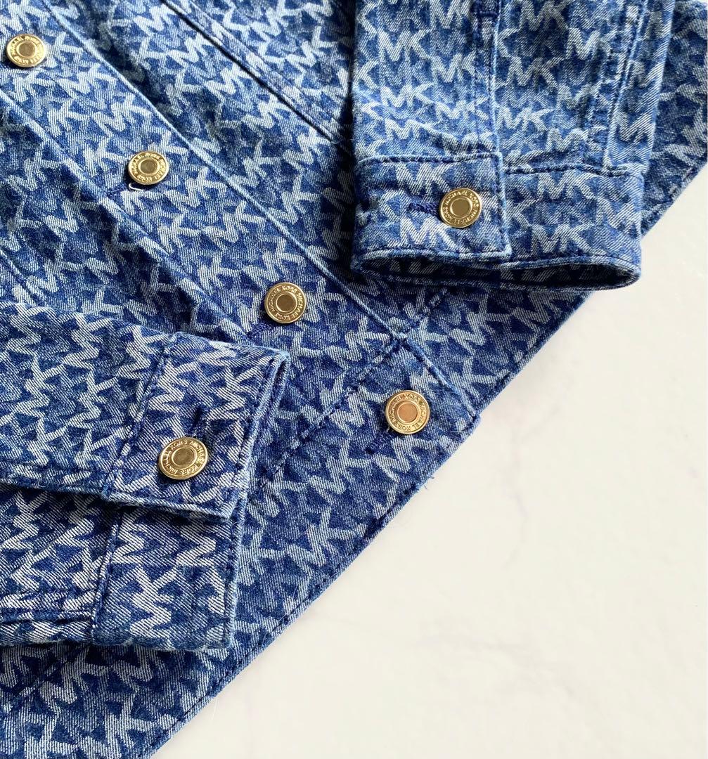 MICHAEL KORS エラスティック ジャカード デニム ジャケット