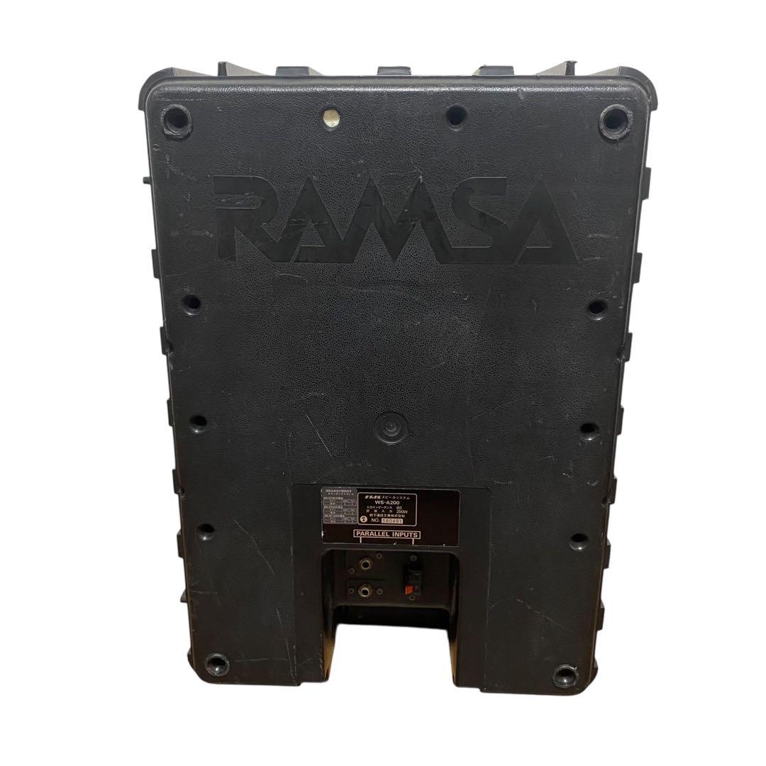 【廃盤品】Panasonic WS-A200 スピーカー　ペア　RAMSA