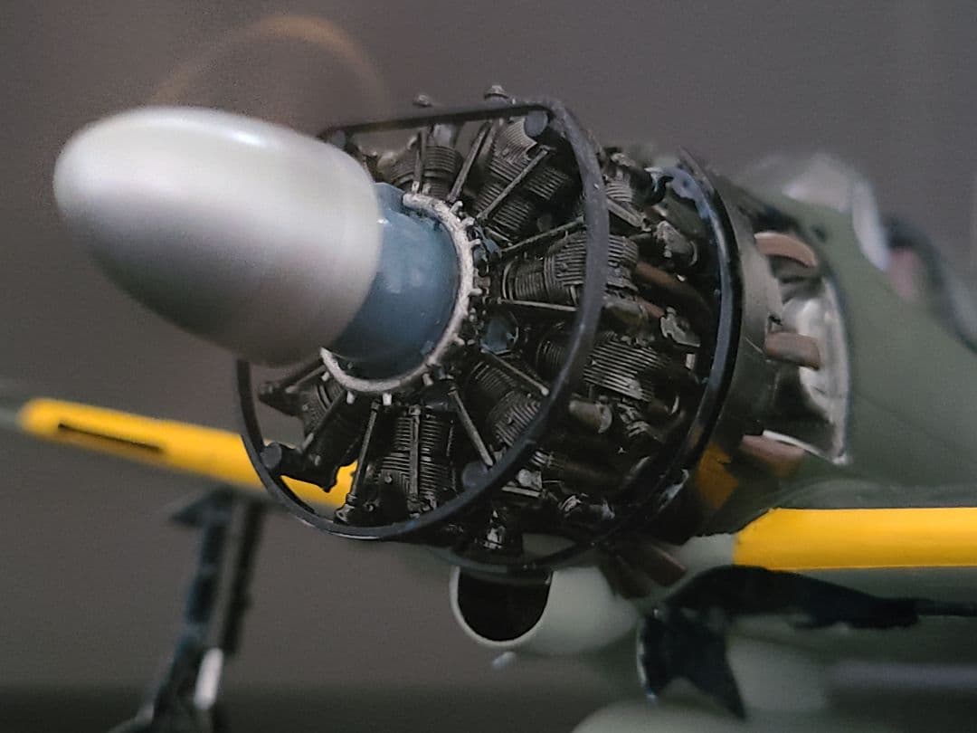 武蔵 タミヤ1/32 零式艦上戦闘機52型 リアルモーターライズ完成品