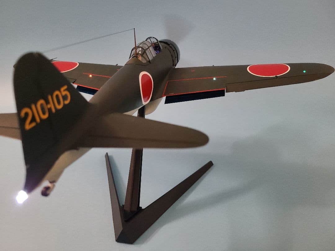 武蔵 タミヤ1/32 零式艦上戦闘機52型 リアルモーターライズ完成品