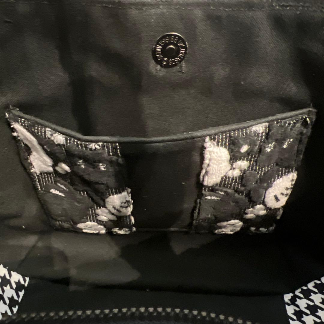 専用【ジョリーフルール】もふもふ　チューリップバック　M パンダブラック