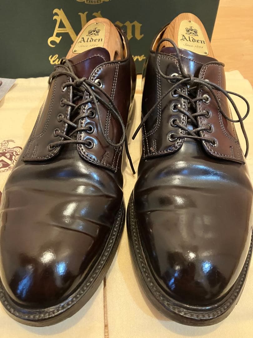 踵新品　オールデン ALDEN コードバン　モディファイドラスト　9d