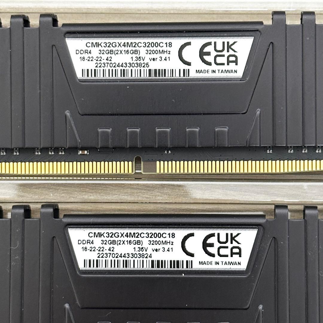 CORSAIR DDR4 メモリ 32GB(16GB×2)