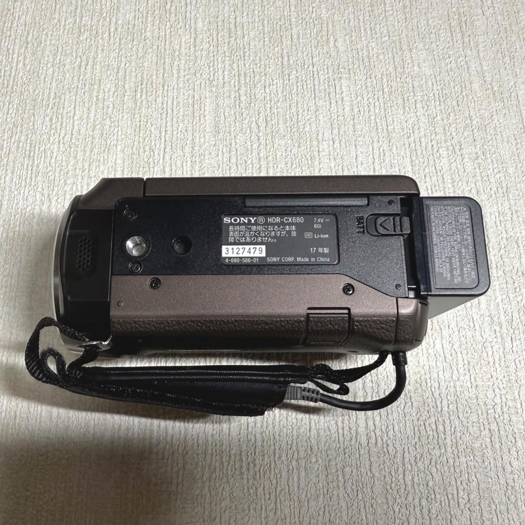SONY HDR-CX680 ビデオカメラ 本体 + 高容量バッテリーパック