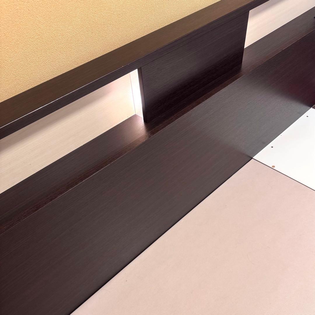 ニトリ クイーン Q ベットフレーム 収納・コンセント付　アザン3浅型