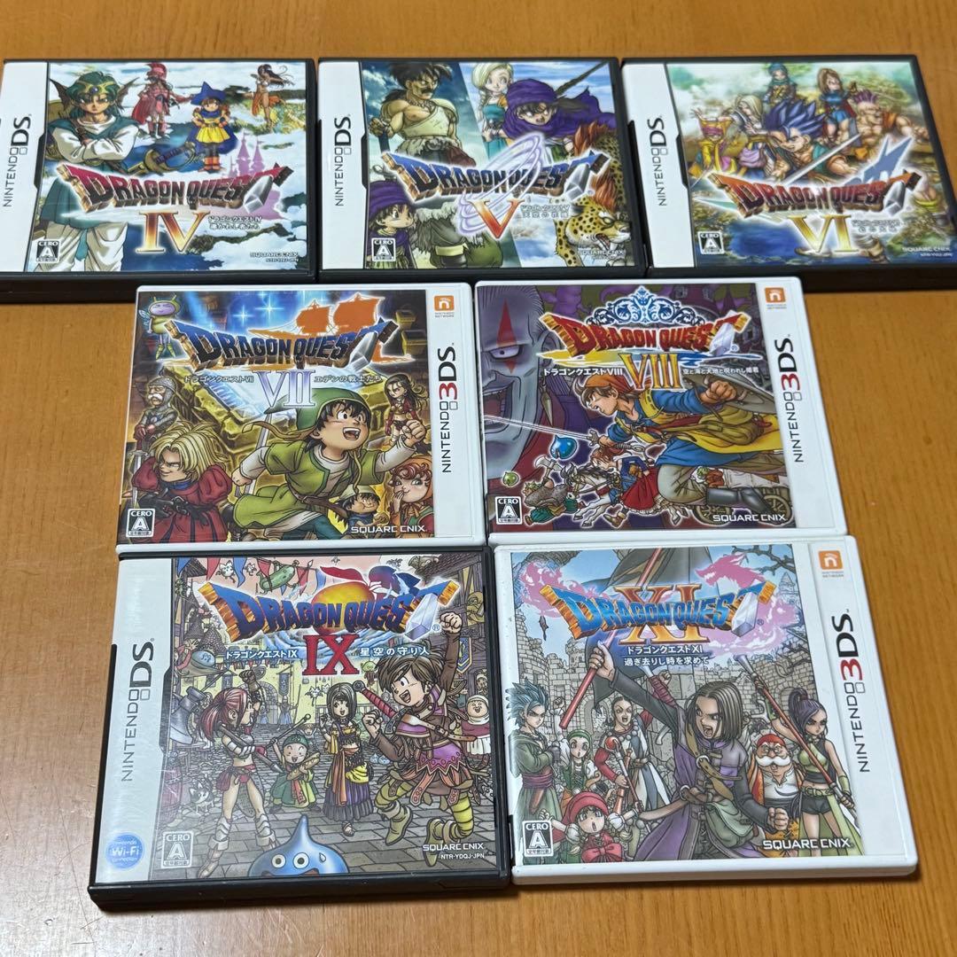 【箱・取説付 DSコンプ セット】ドラゴンクエスト4・5・6・7・8・9・11