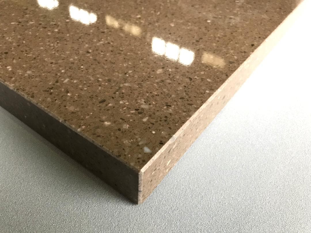 【つるまる】イタリア製大理石 『ブラウン』 オーディオボード3枚●5面磨き