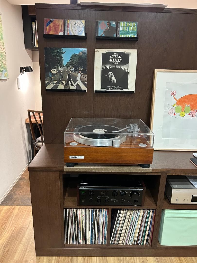 【つるまる】イタリア製大理石 『ブラウン』 オーディオボード3枚●5面磨き