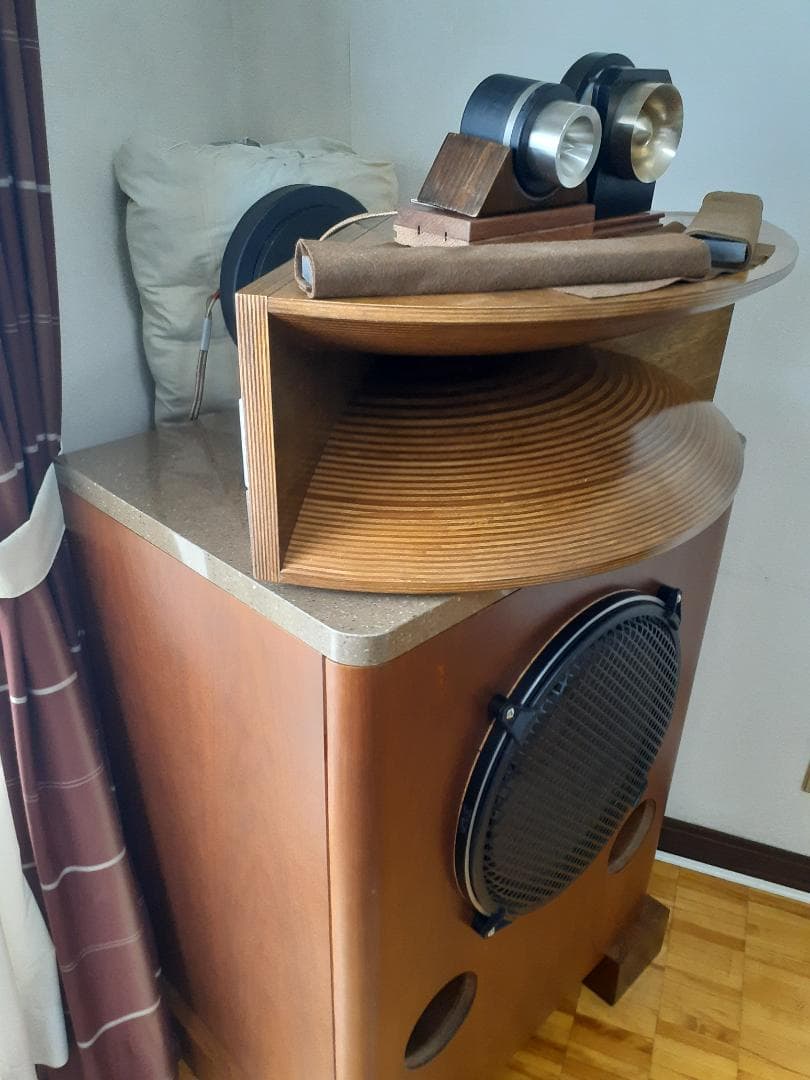 【つるまる】イタリア製大理石 『ブラウン』 オーディオボード3枚●5面磨き