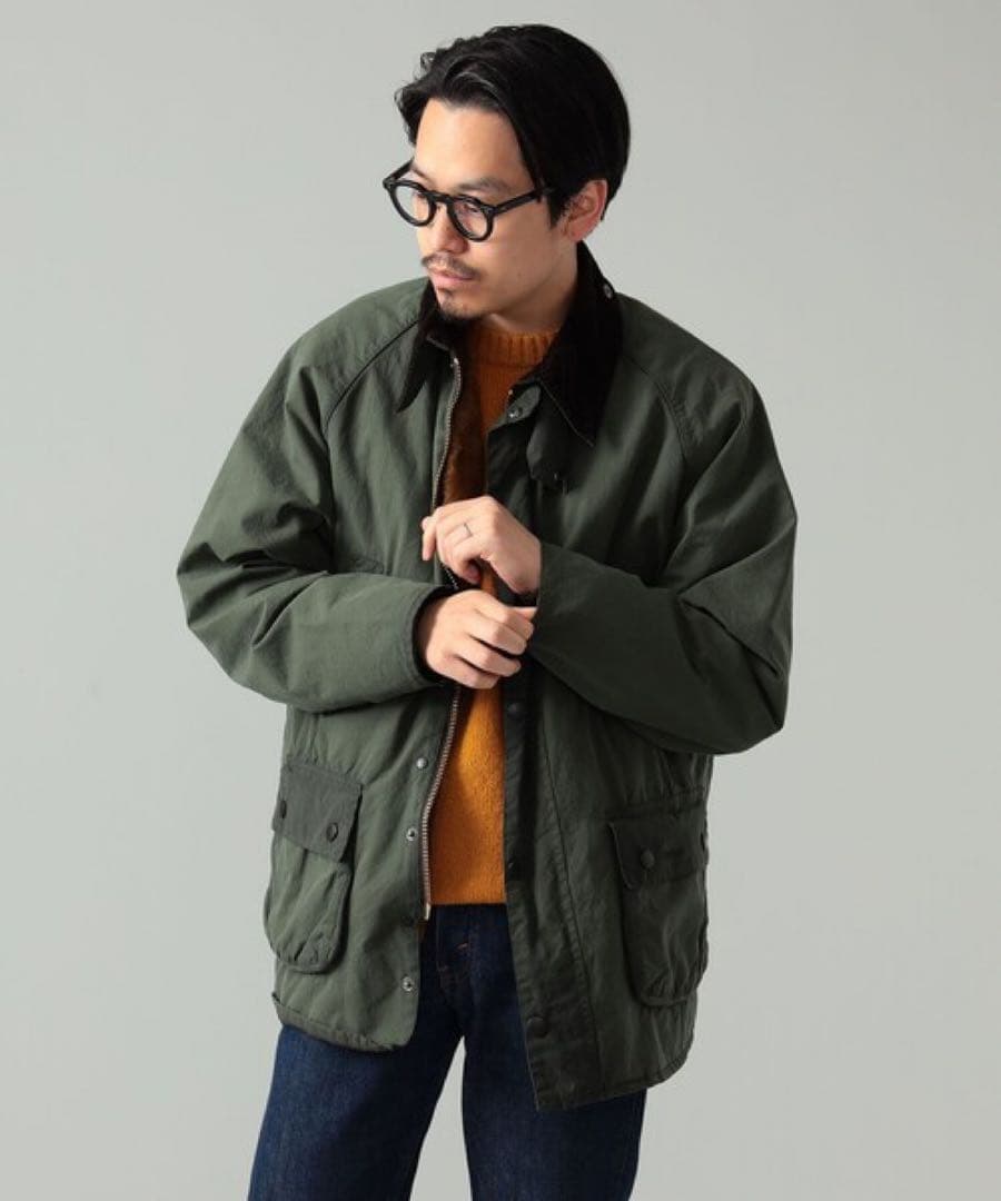 Barbour × BEAMS F 別注BEDALE CLASSIC FIT