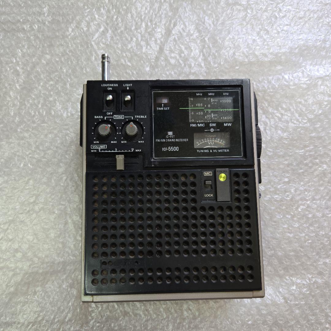 動作品　SONY　ソニー　スカイセンサーIC F―5500 ラジオ　音質良し