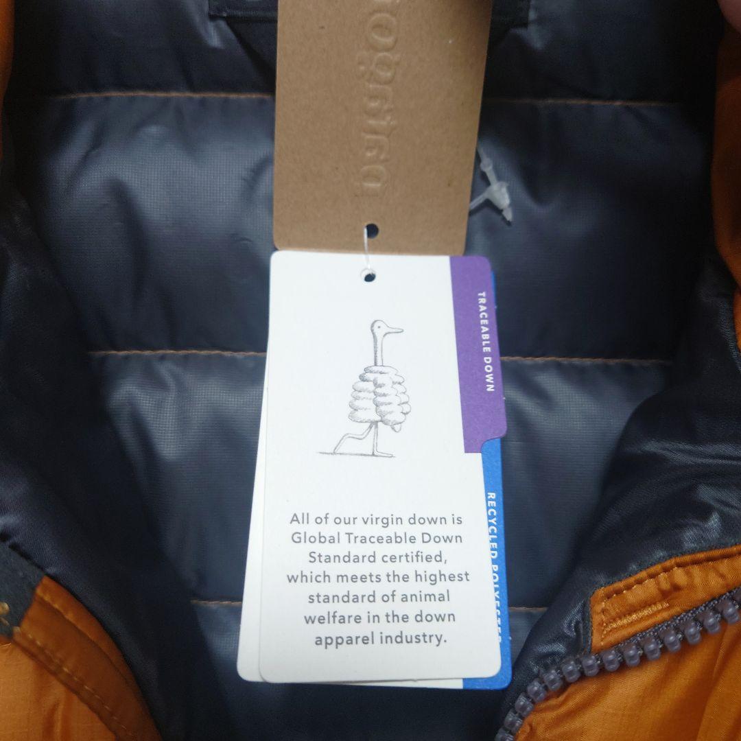【新品未使用】patagonia ダウンベスト M オレンジ