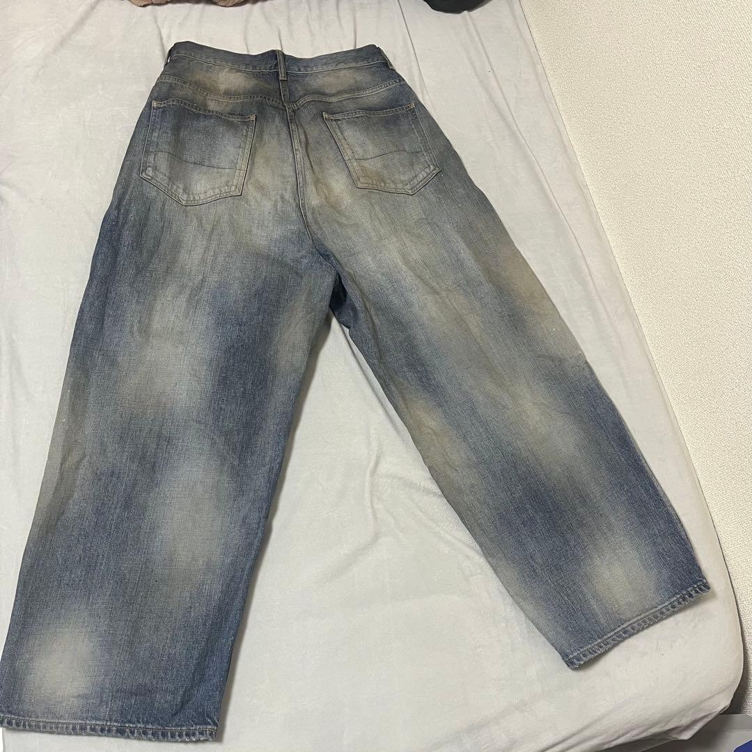 ANCELLM ワイドダメージデニム 25ss
