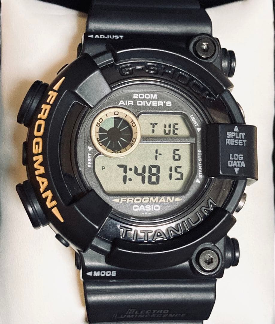 レア！美品！G-SHOCK フロッグマン DW-8200BM-1T ブラック